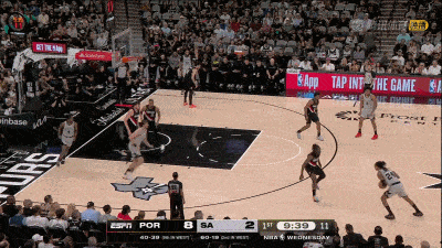 福克斯率马刺力克开拓者 两连胜登西部第二